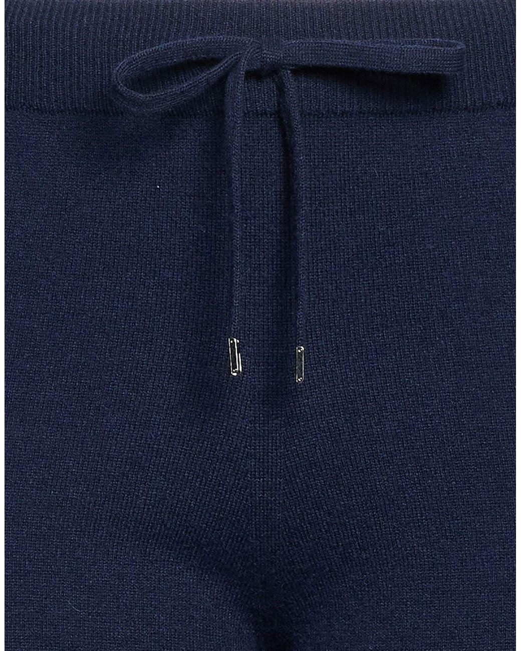 Kangra Blue Pants Wool, Cashmere