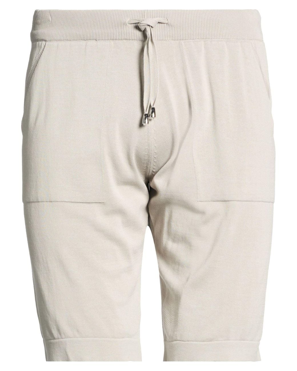 FILIPPO DE LAURENTIIS Natural Shorts & Bermuda Shorts Cotton for men