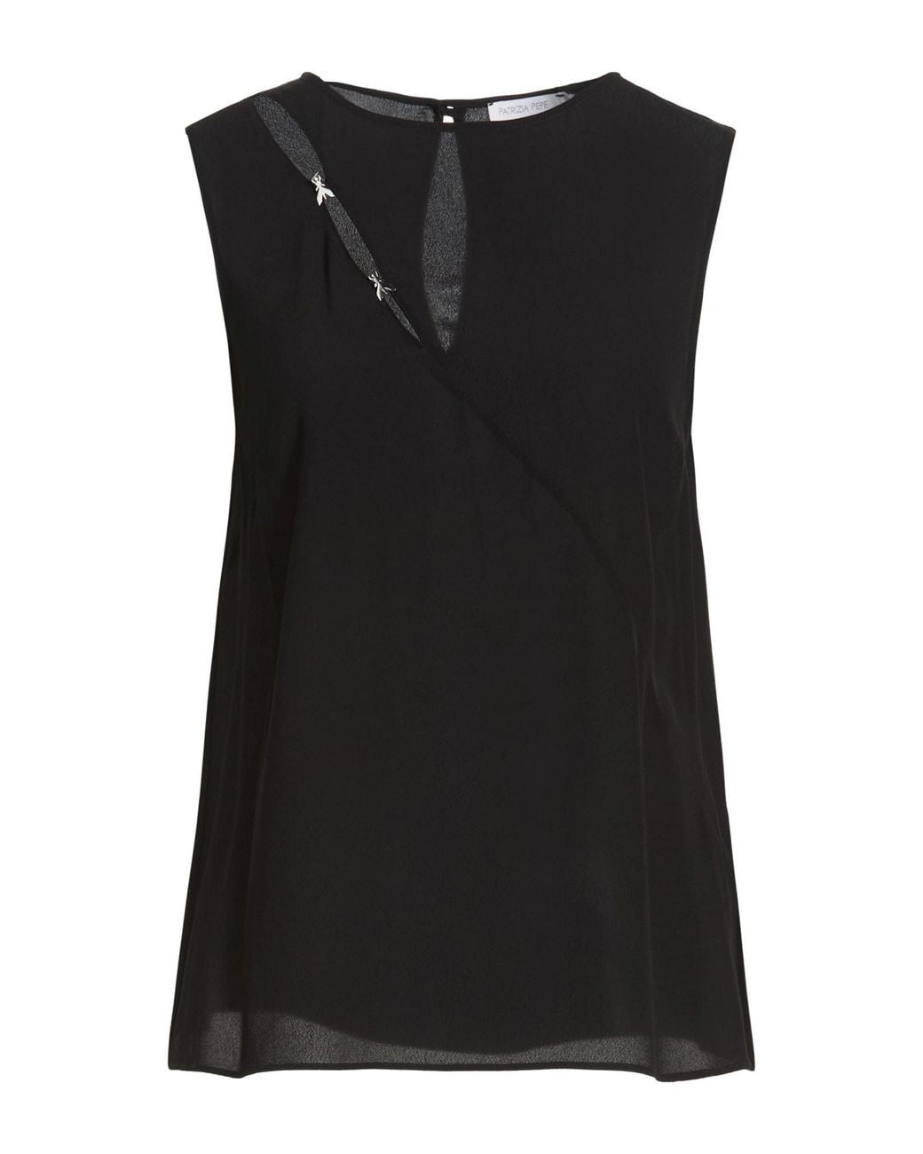 Patrizia Pepe Black Top Viscose