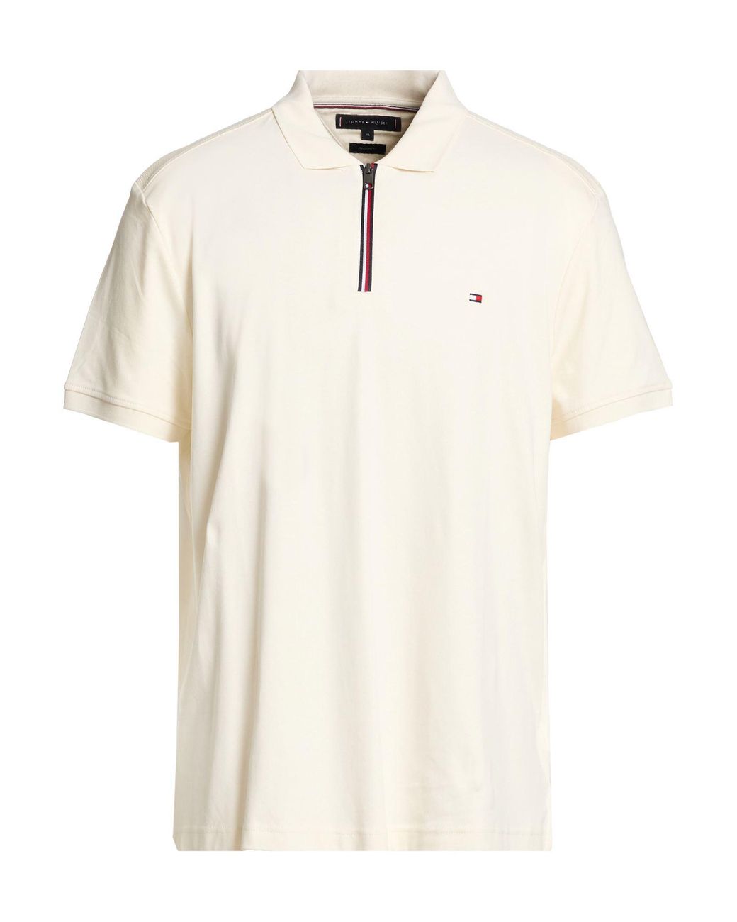 Tommy Hilfiger White Polo Shirt Cotton for men