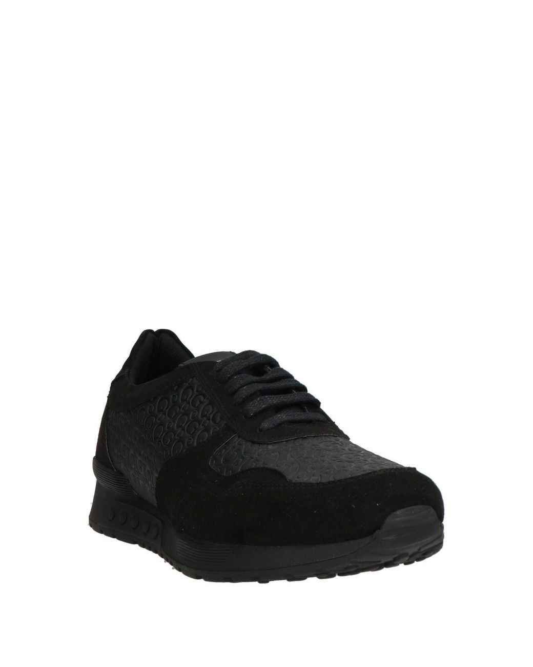 Guess Black Sneakers Textile Fibers for men