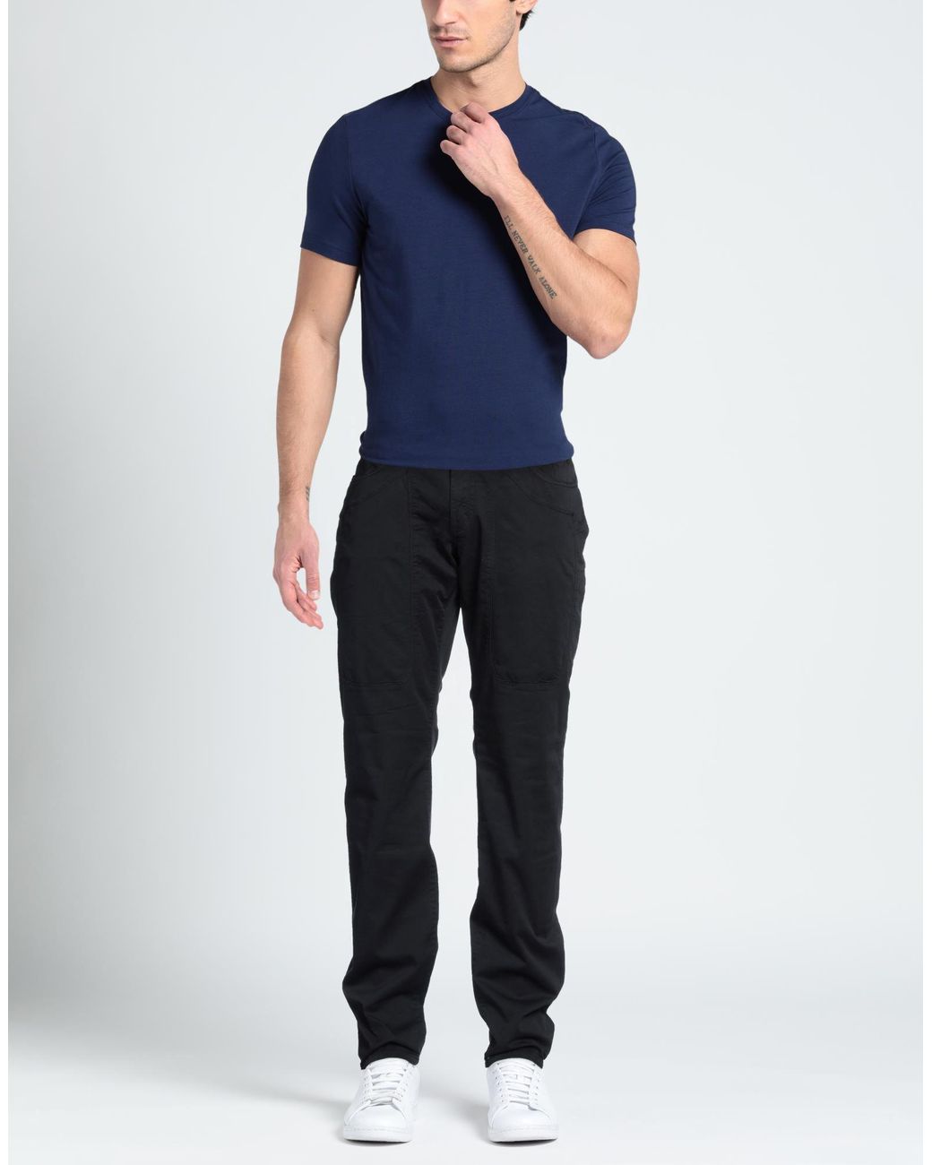 Jeckerson Blue Trouser for men