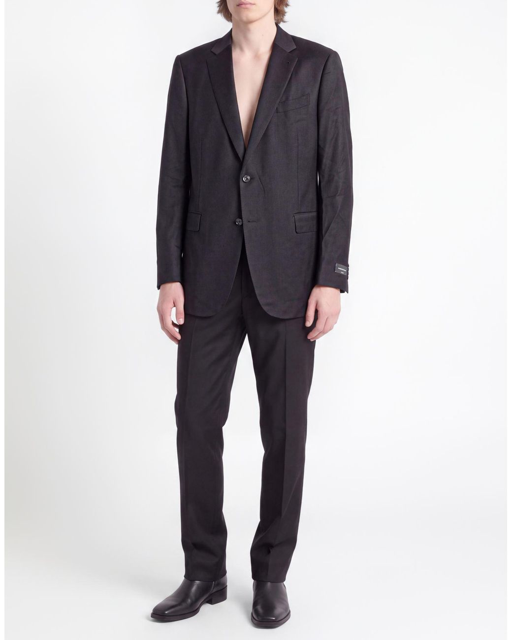 Zegna Black Suit for men