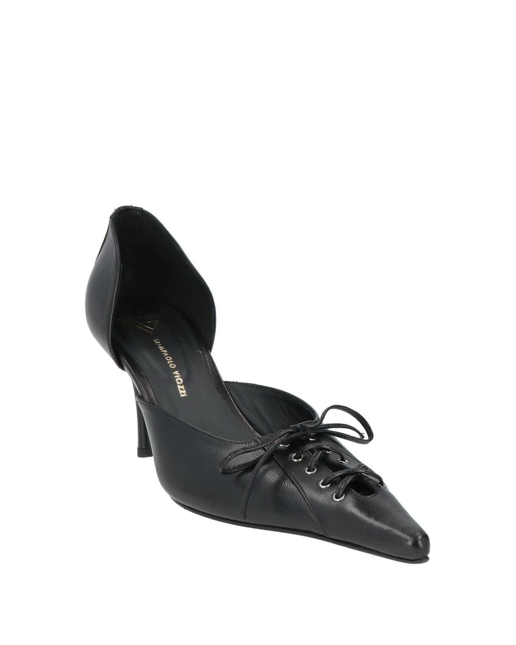 Giampaolo Viozzi Black Pumps Leather