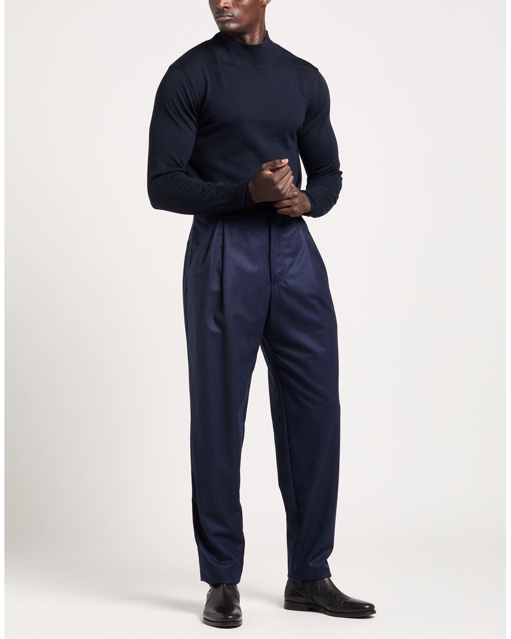 Brunello Cucinelli Blue Trouser for men