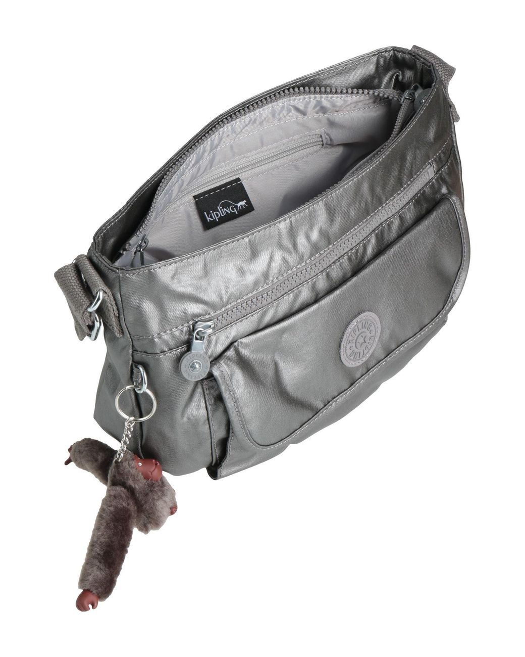 Kipling Gray Cross-Body Bags