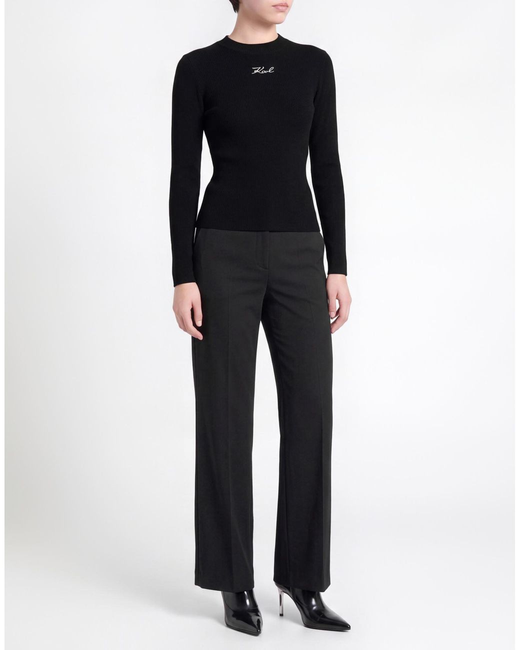 Karl Lagerfeld Black Sweaters