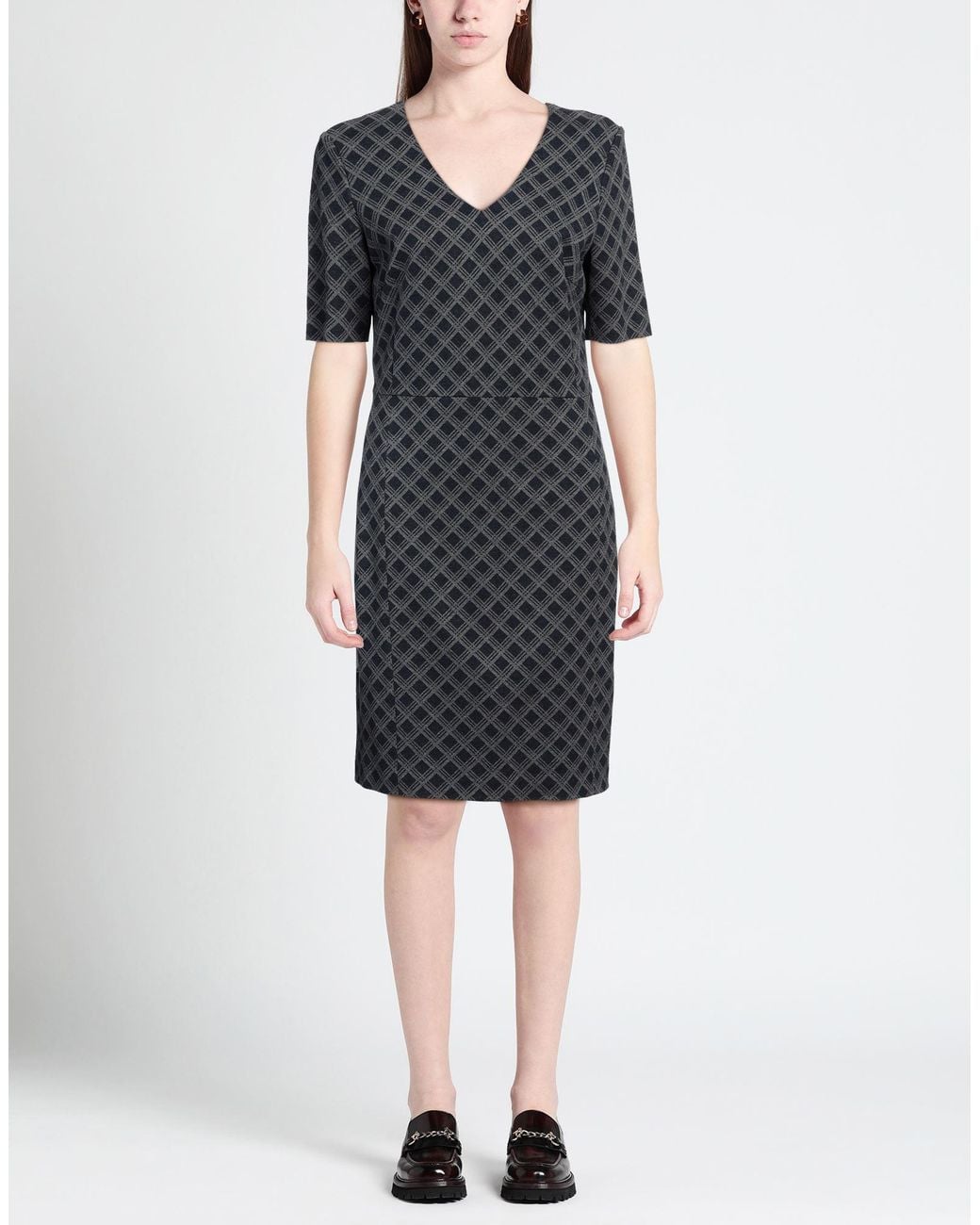 Peserico Black Midi Dress