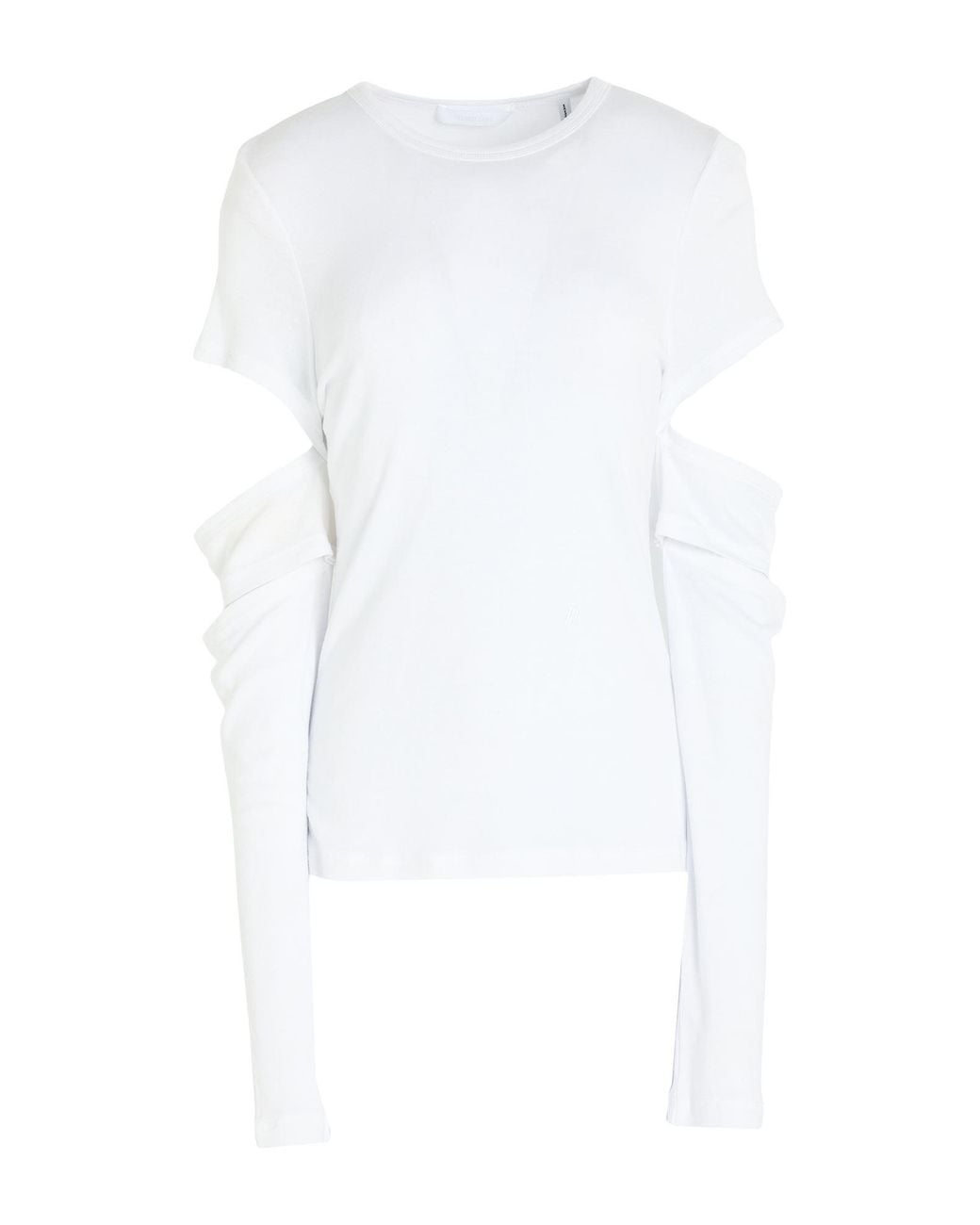 Helmut Lang White T-Shirt Pima Cotton, Modal