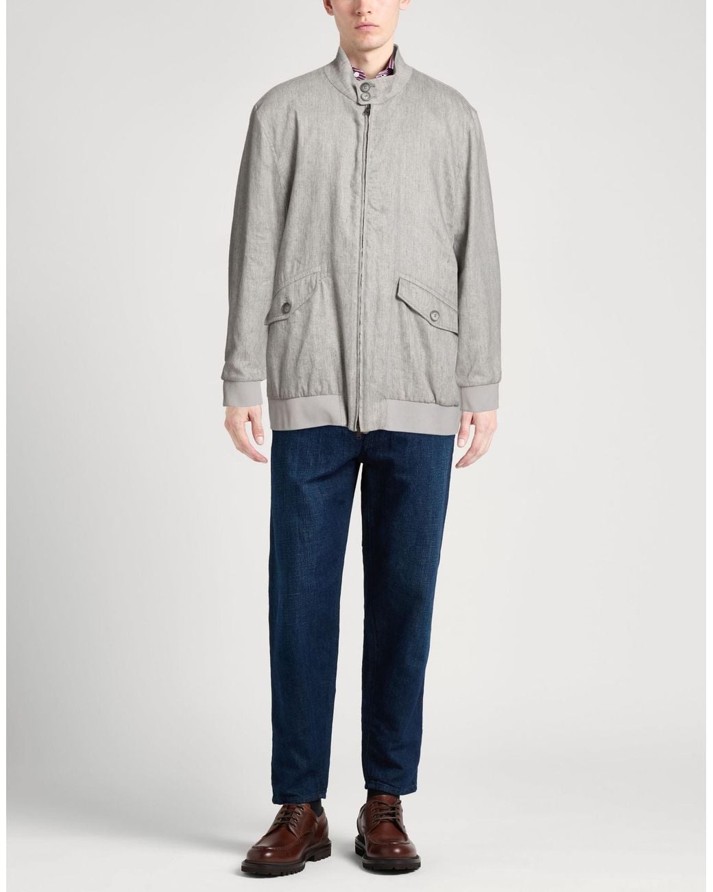 Herno Gray Jacket for men