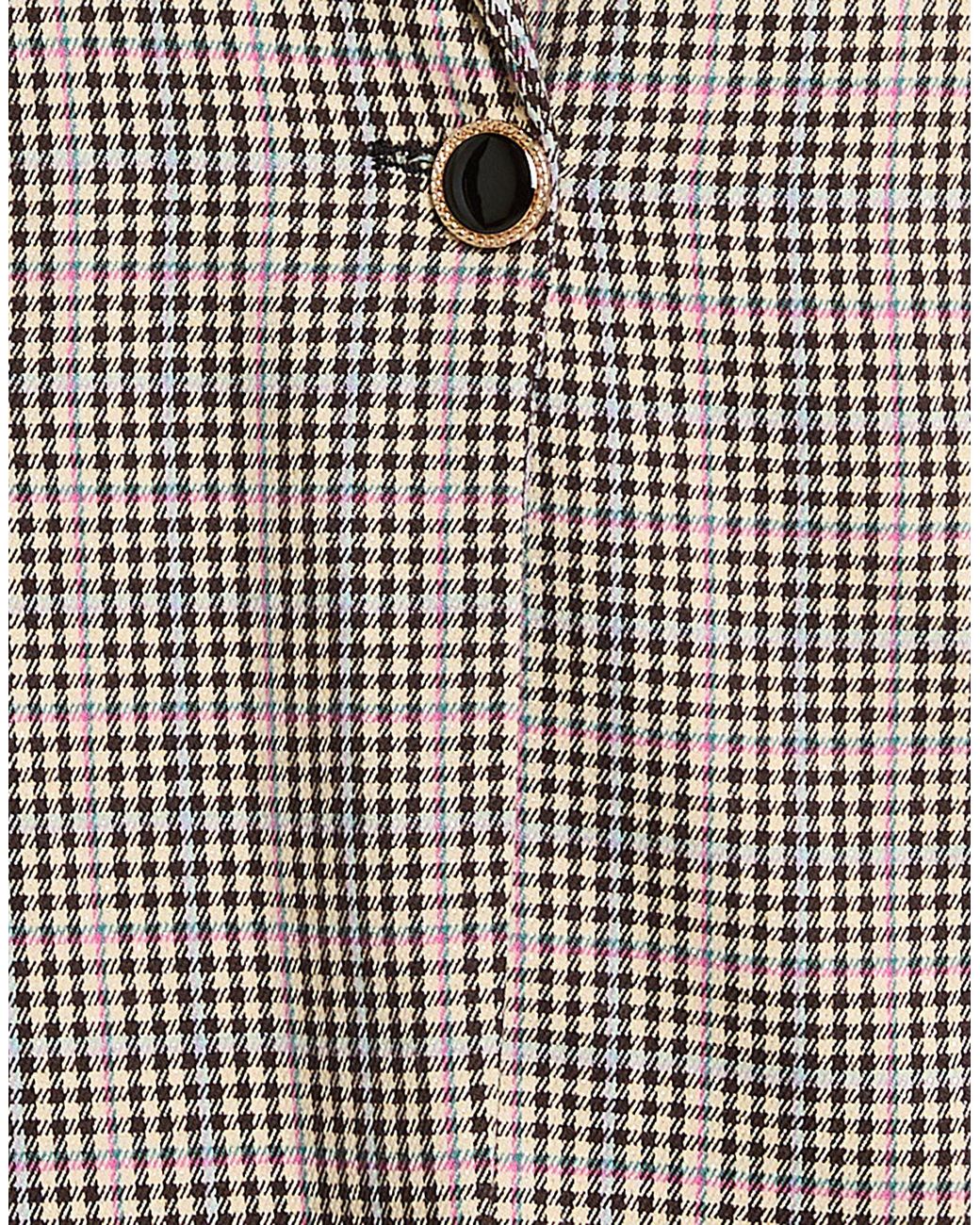 Liu Jo Brown Blazer Polyester, Viscose, Metallic Polyester, Elastane