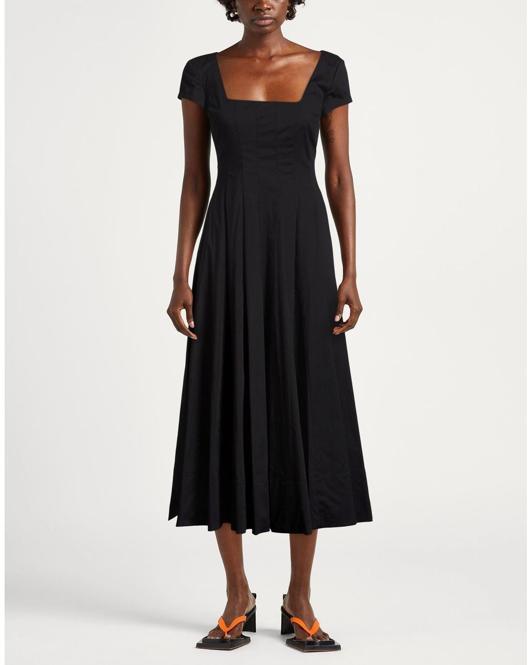 Staud Black Midi Dresses