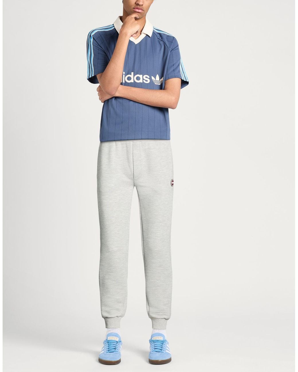 Colmar White Pants Cotton, Polyester, Elastane for men