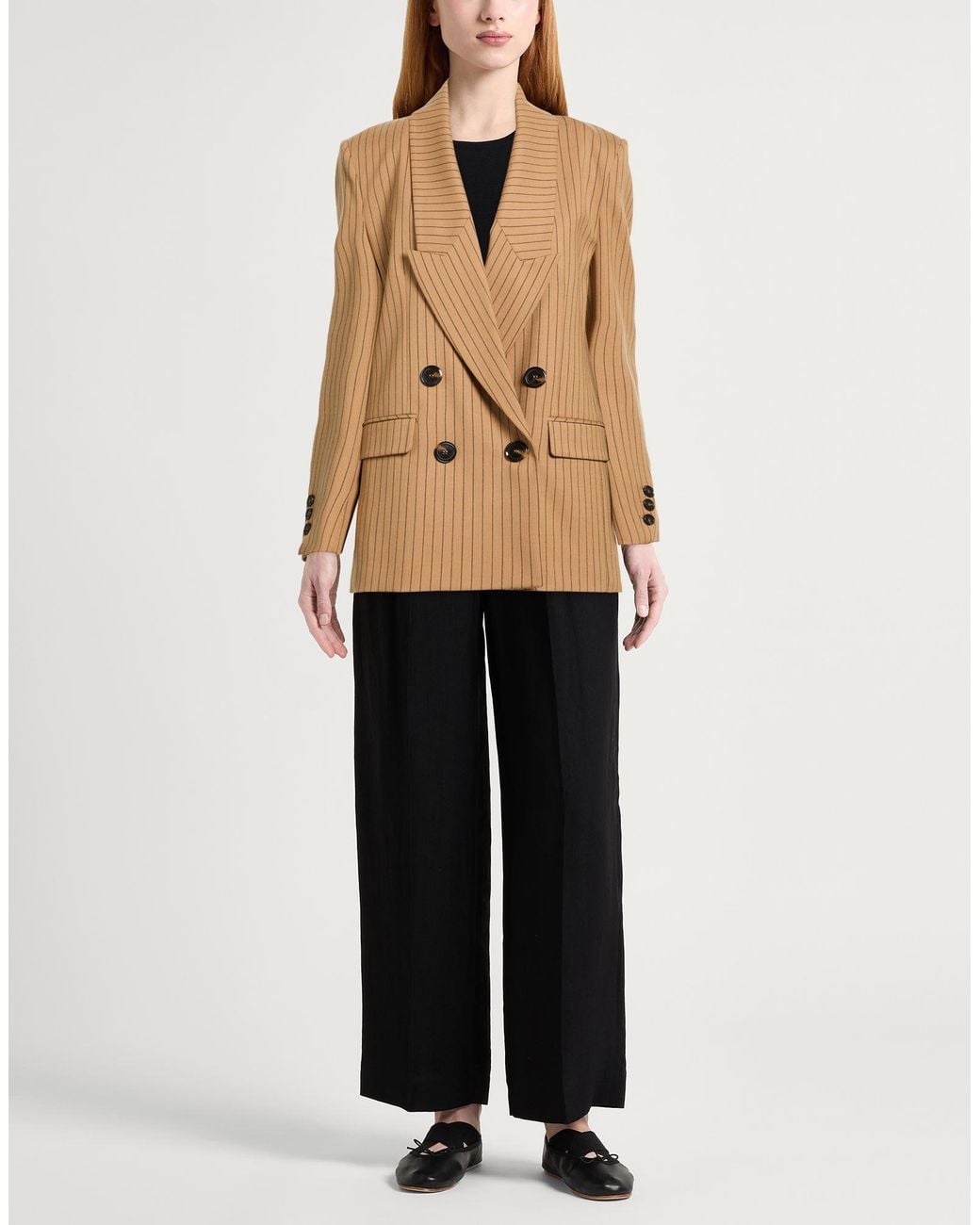 Pinko Natural Blazer Polyester, Wool, Elastane