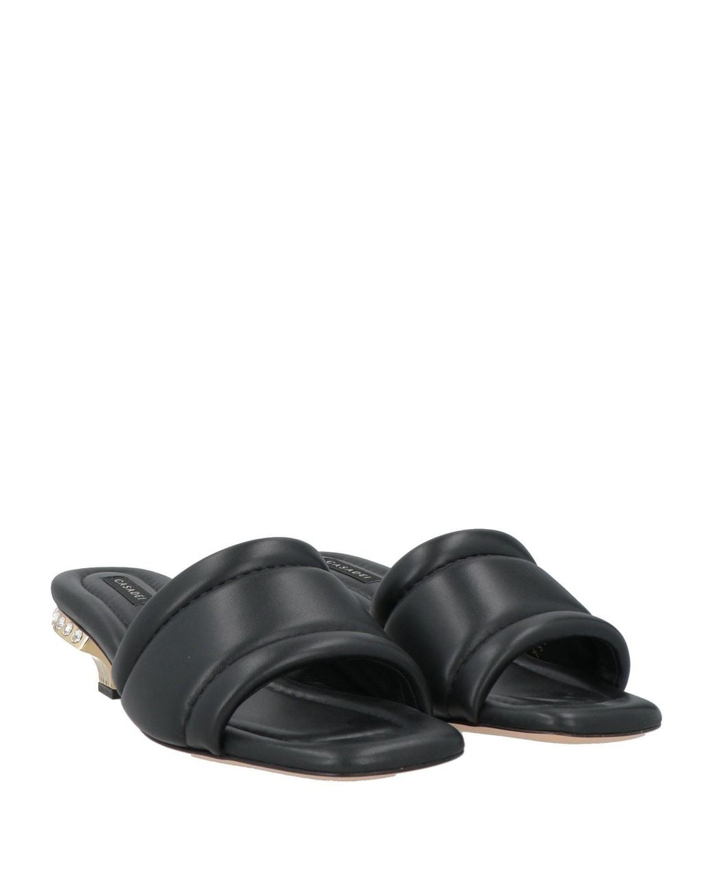 Casadei Black Sandals Leather