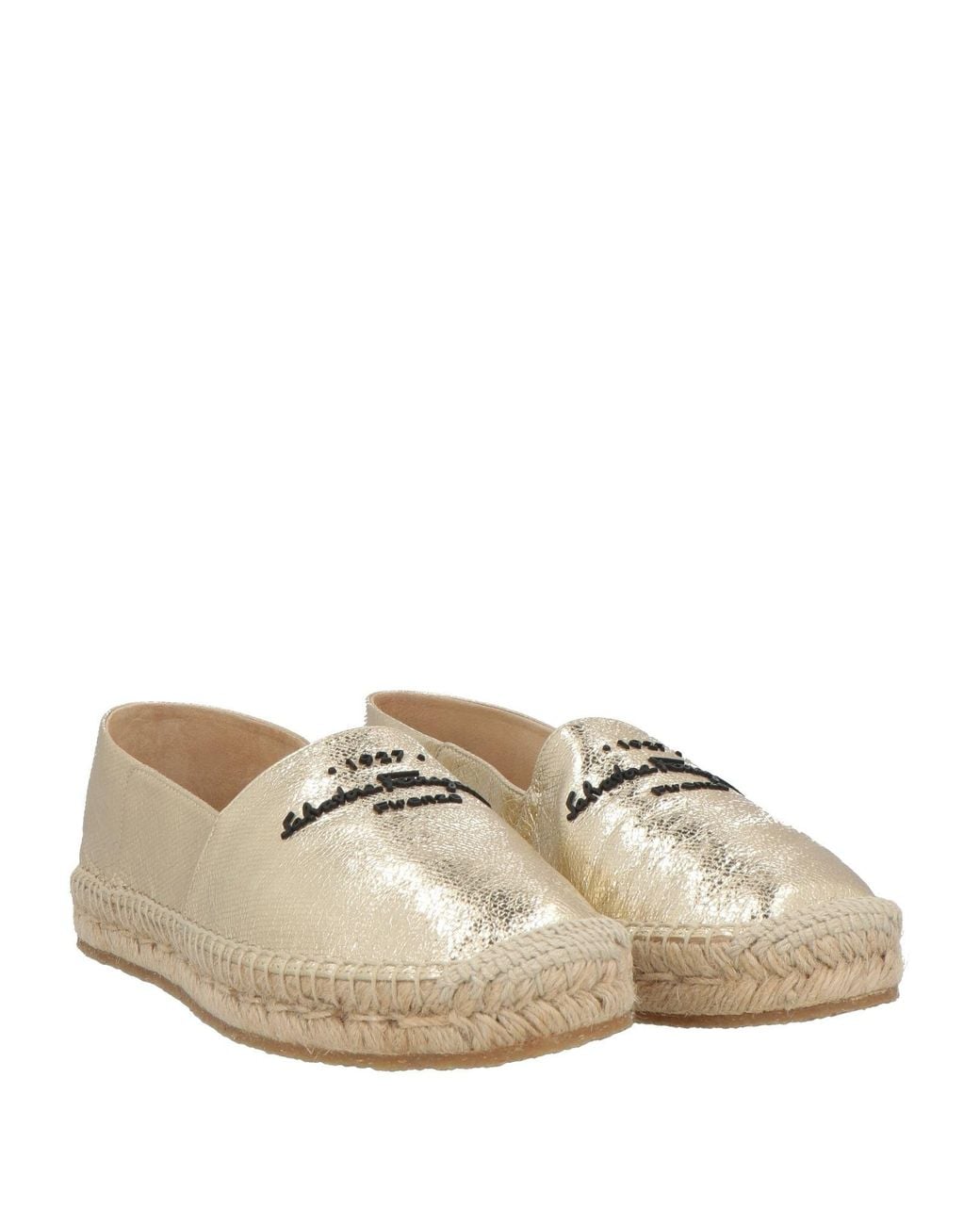 Espadrilles Ferragamo en coloris Natural