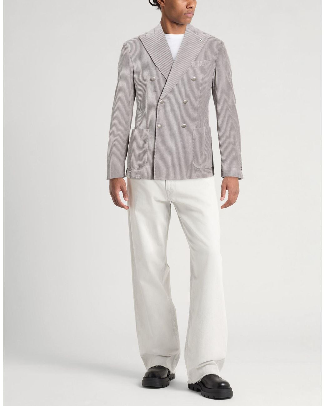 L.b.m. 1911 Gray Blazer for men