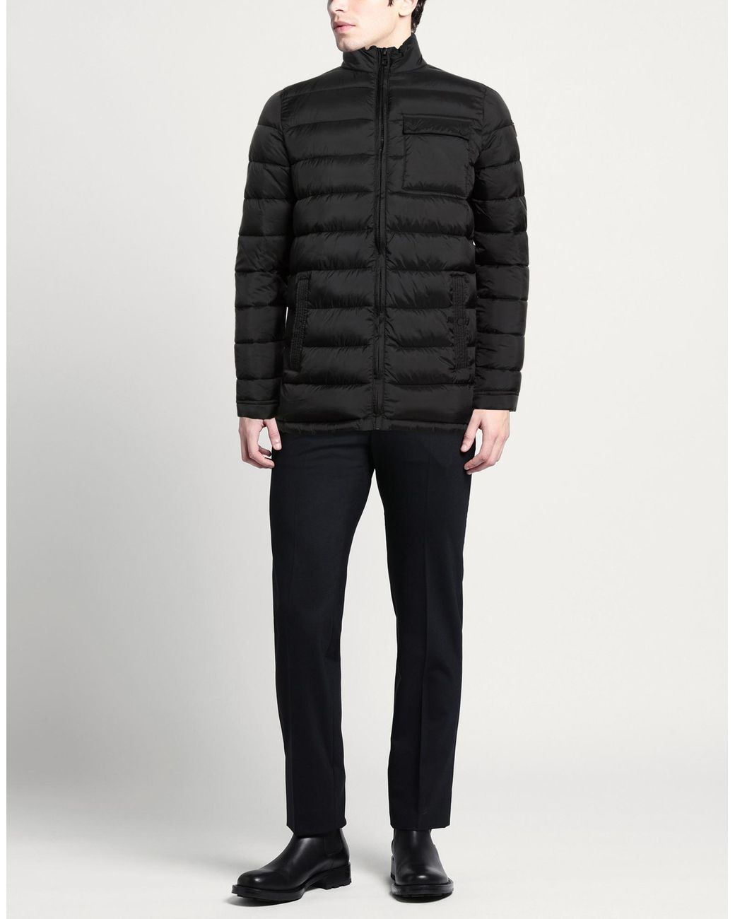 GEOGRAPHICAL NORWAY Black Puffers for men