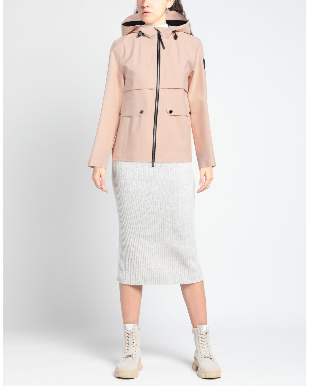 Woolrich Pink Overcoat