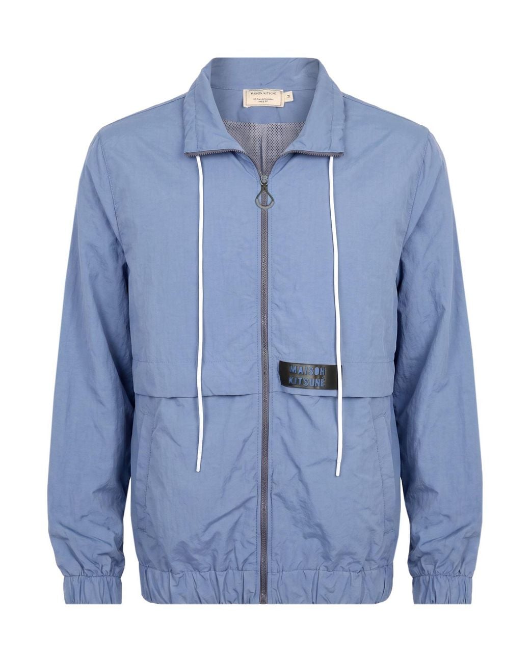 Maison Kitsuné Blue Jacket Polyamide for men