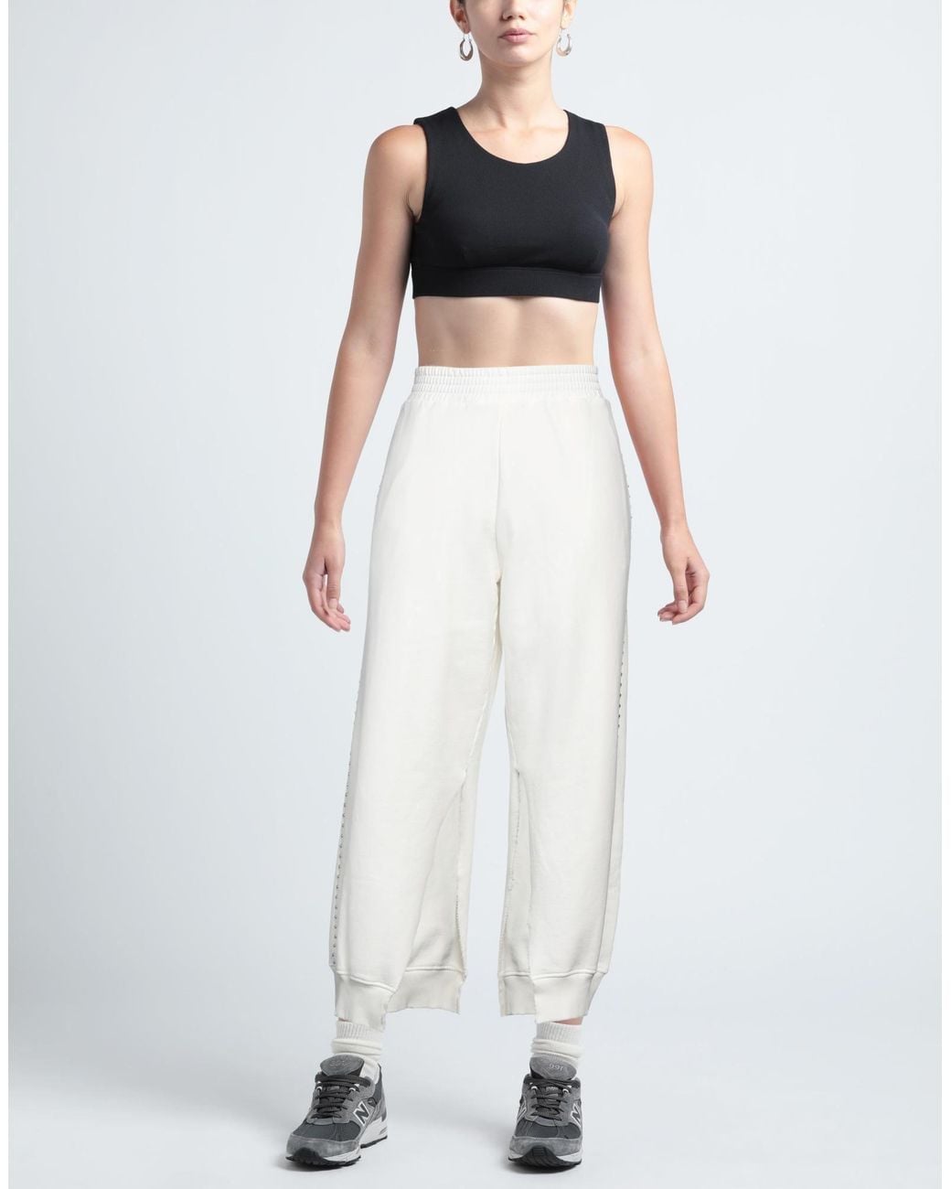 MM6 by Maison Margiela White Trouser