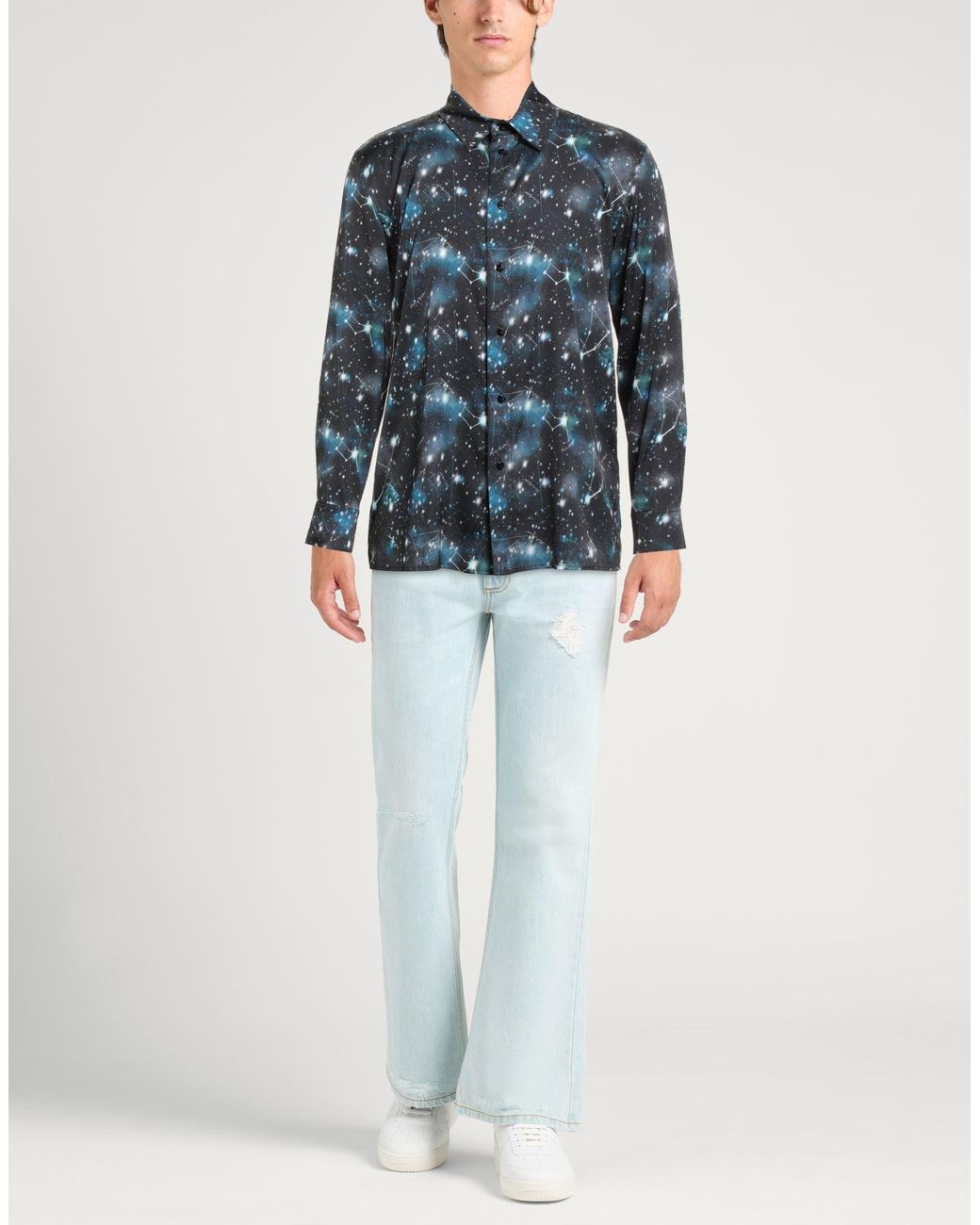 Karl Lagerfeld Blue Shirt for men