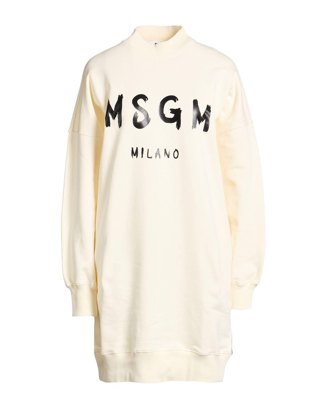 MSGM White Mini Dress Cotton