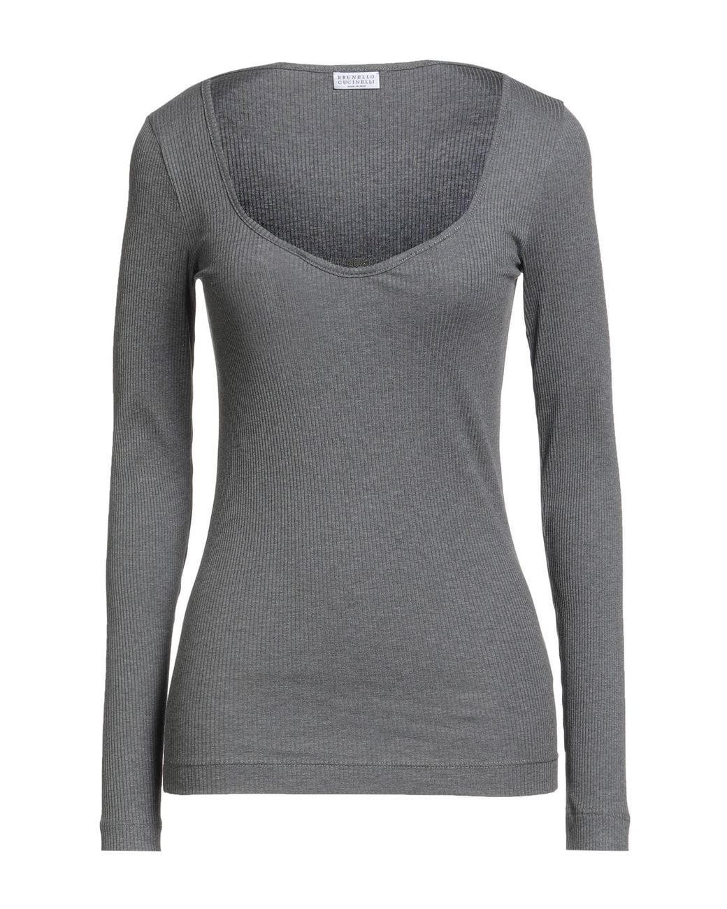 Brunello Cucinelli Gray Pullover