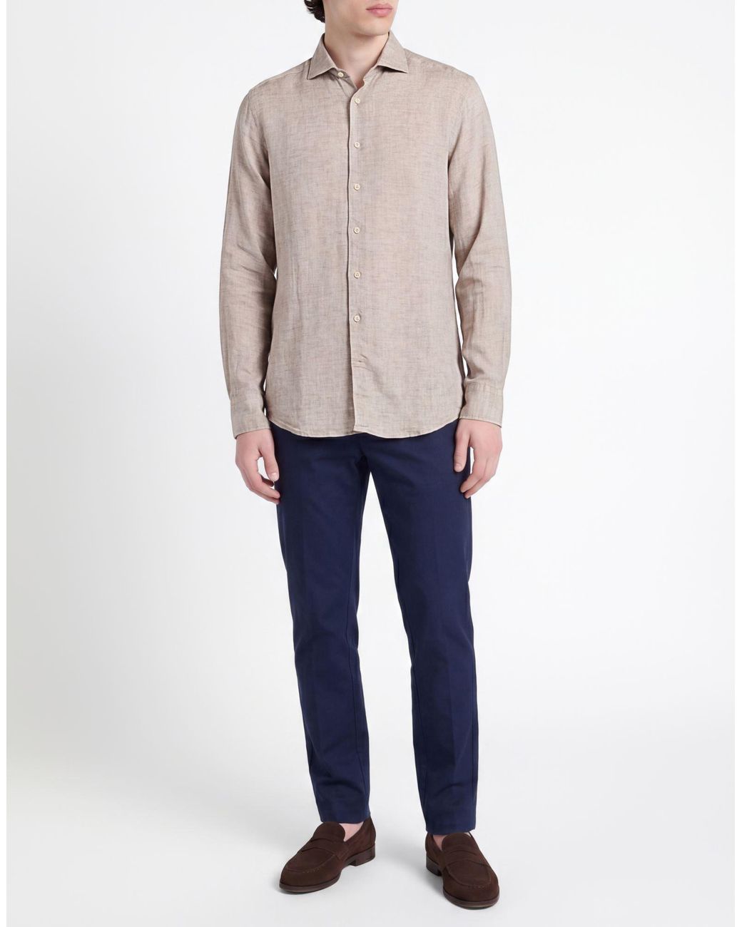 Camisa Stenstroms de hombre de color Natural