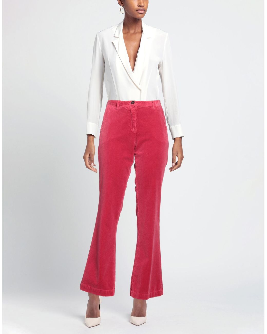 Massimo Alba Red Trouser