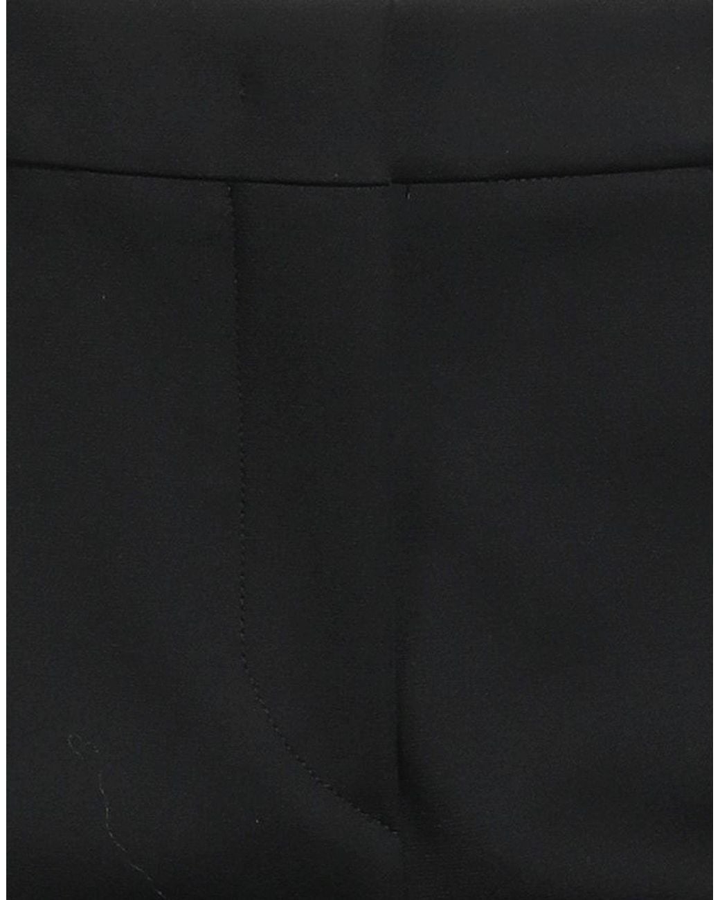 Sportmax Black Pants Polyamide, Cotton, Elastane