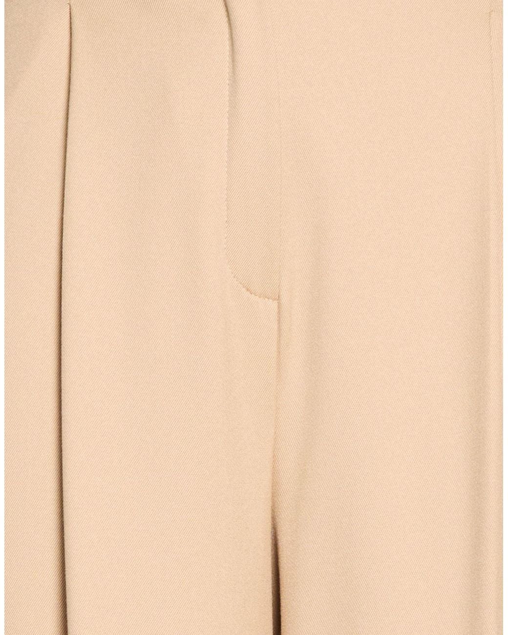 Marella Natural Pants Polyester, Viscose, Elastane