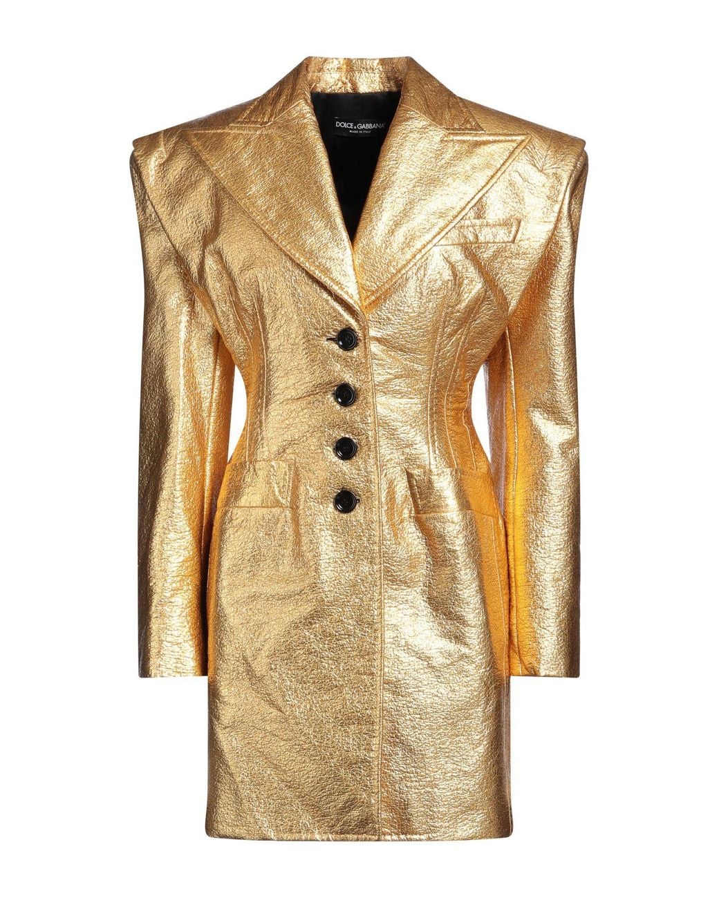 Dolce & Gabbana Metallic Coat