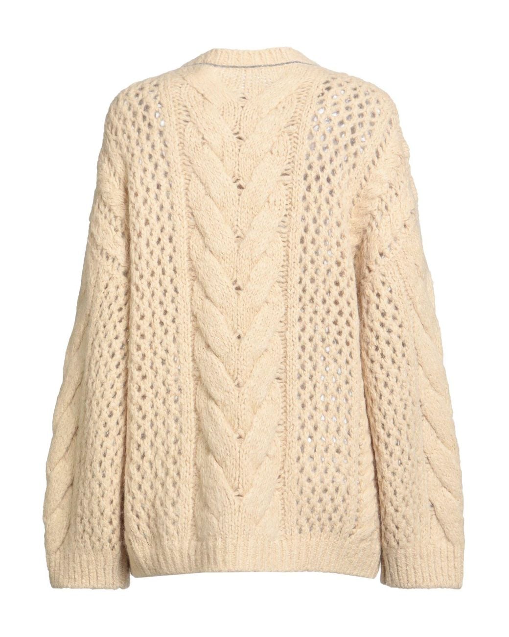 Brunello Cucinelli Natural Sweater Alpaca Wool, Polyamide, Wool