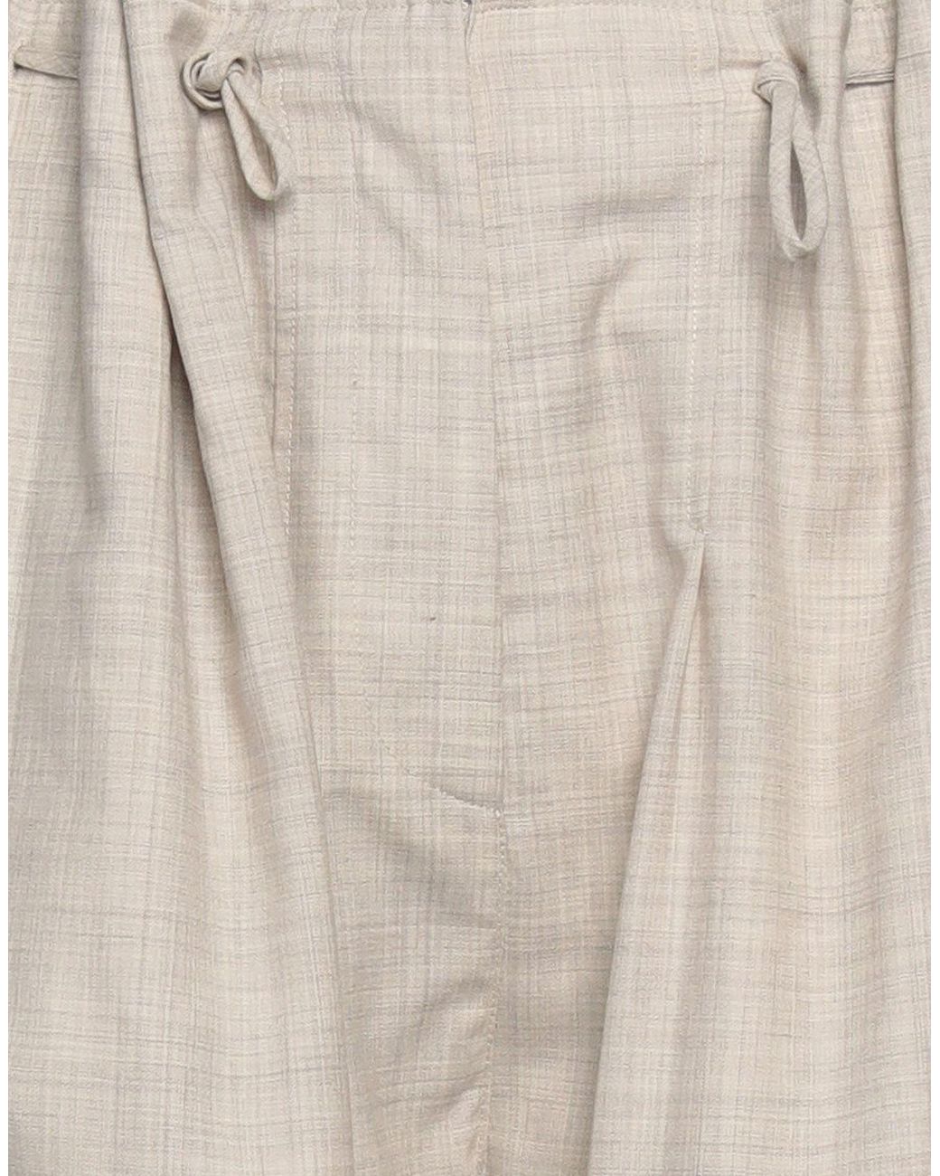 LE17SEPTEMBRE Gray Pants Wool