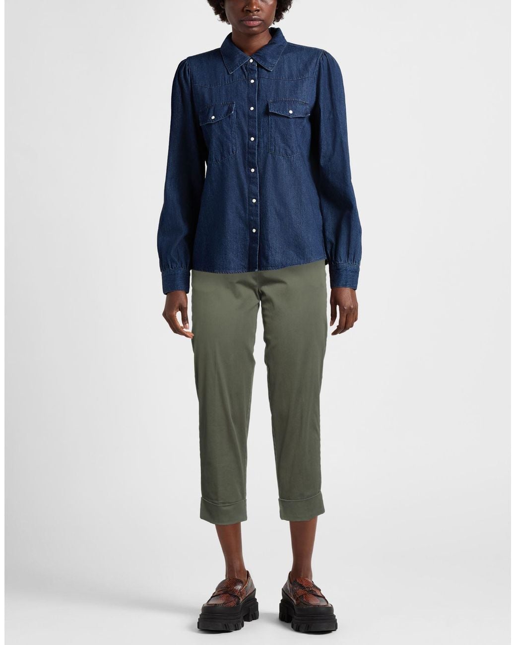 Berwich Green Military Pants Cotton, Elastane