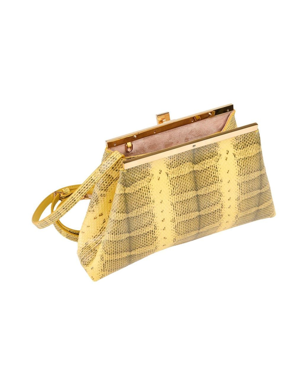 N°21 Metallic Clutch Leather