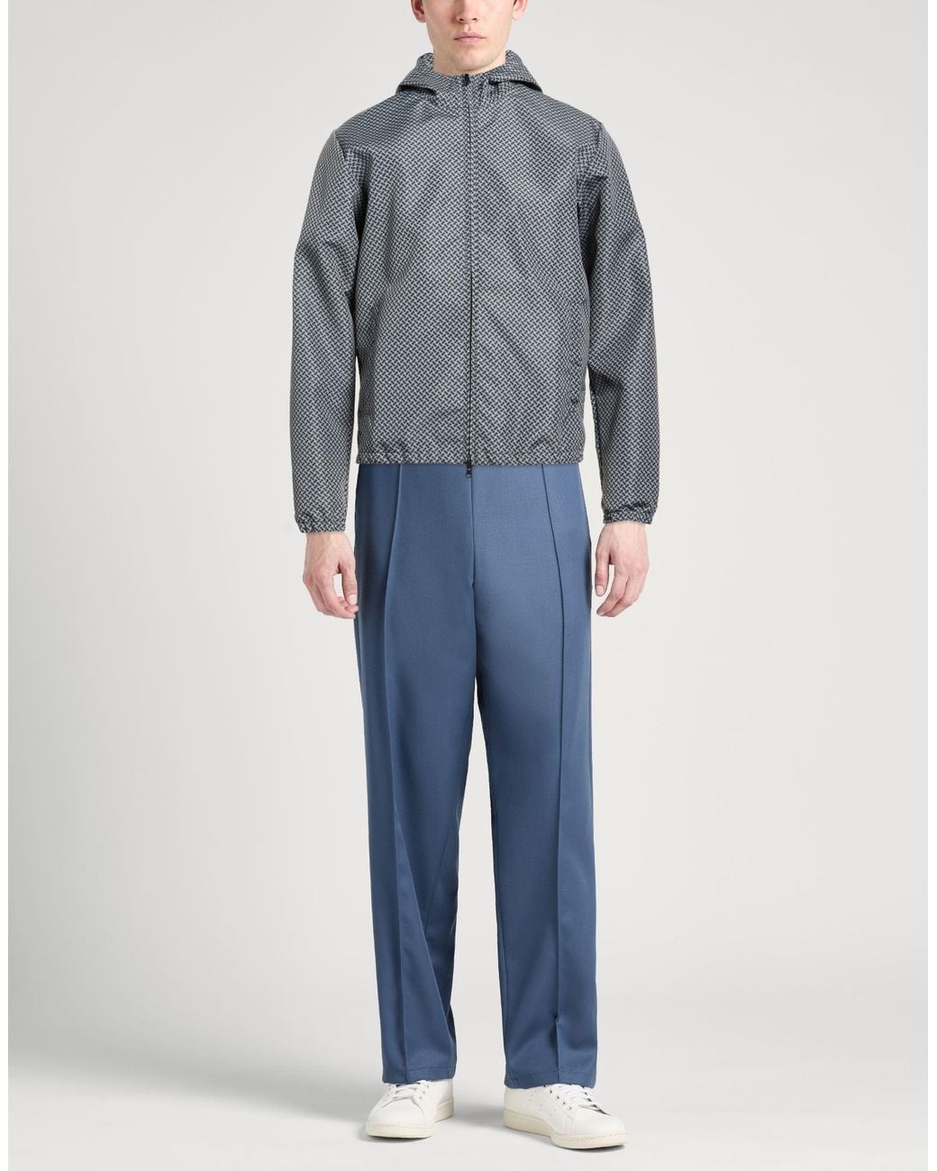 Drumohr Gray Jacket Polyester for men