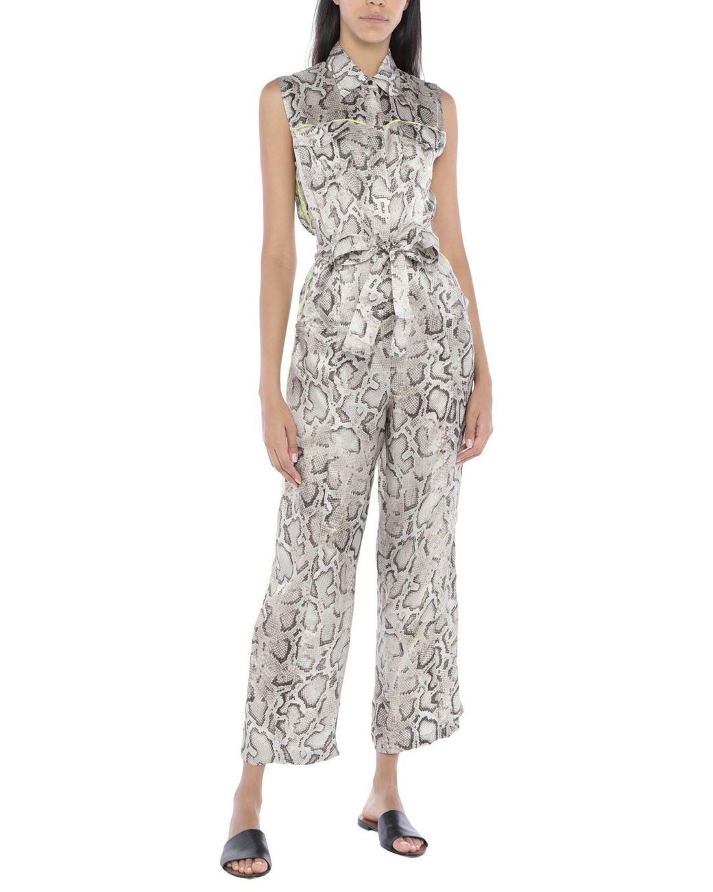 Pinko Lace Jumpsuit in Beige (Natural) Lyst