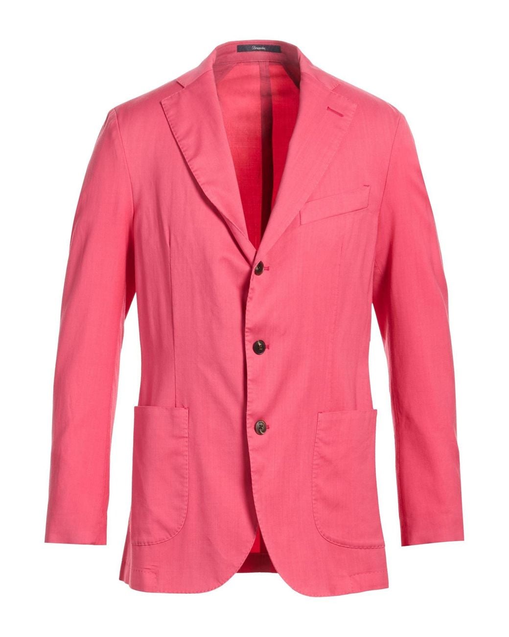 Drumohr Pink Blazer Virgin Wool for men