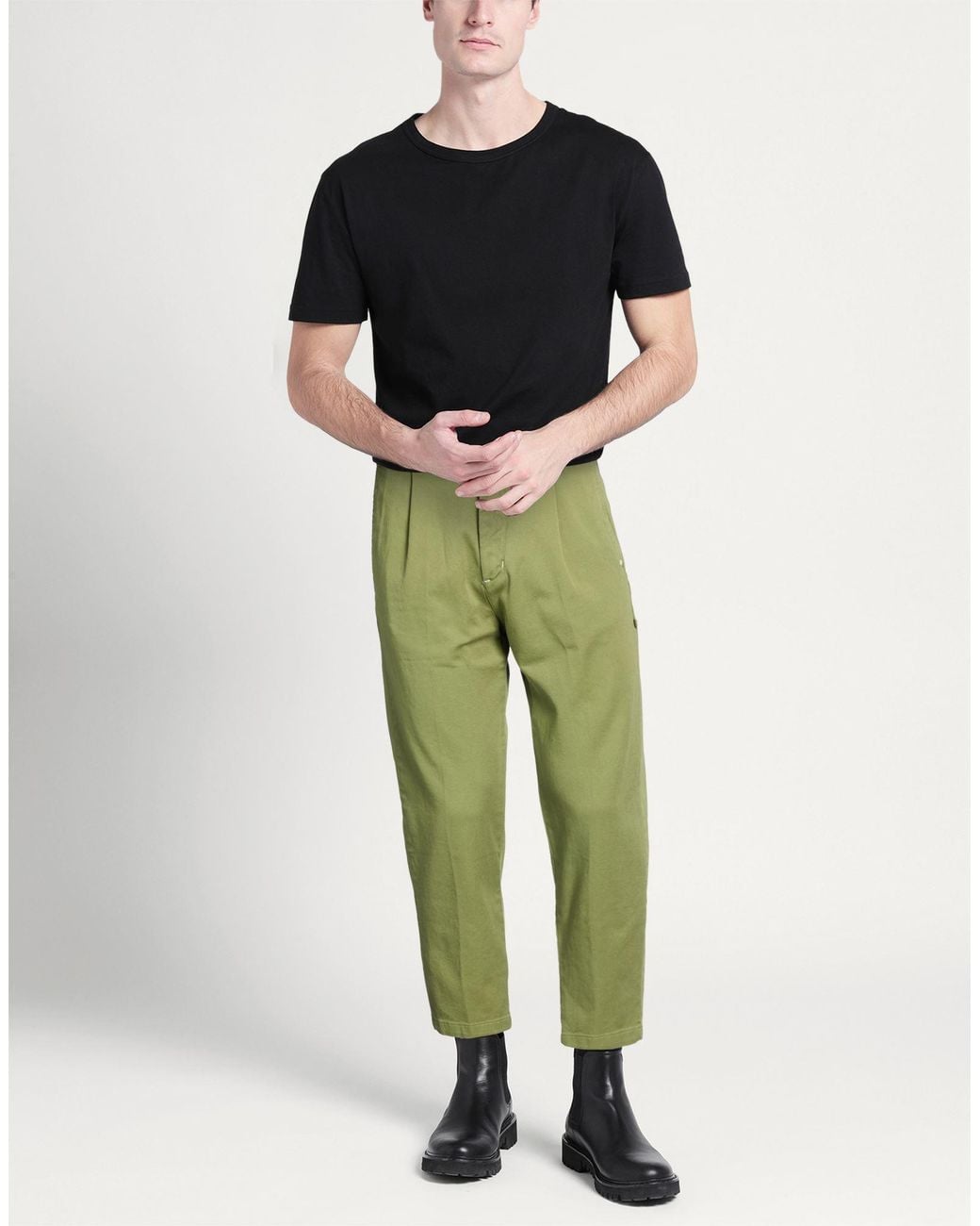 Berna Green Pants for men