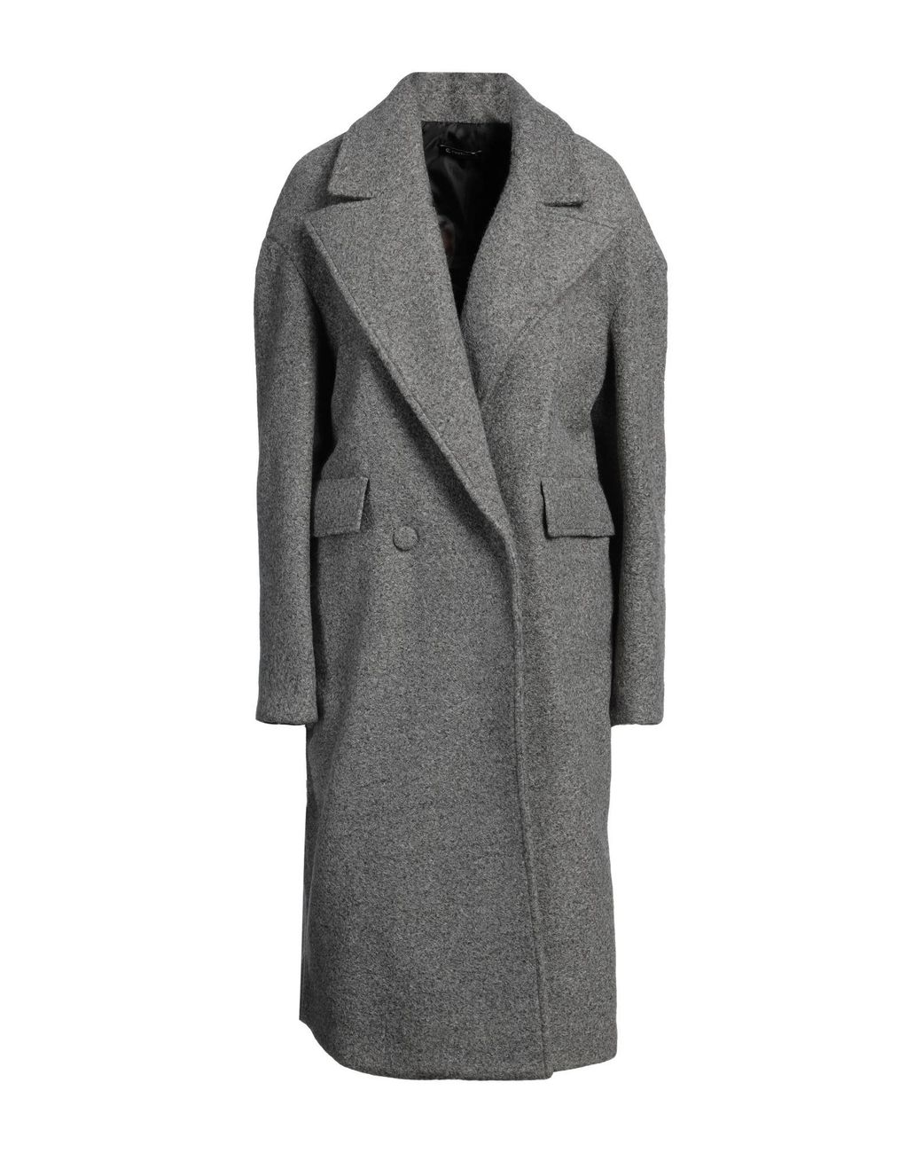 Cristinaeffe Gray Coat Polyester