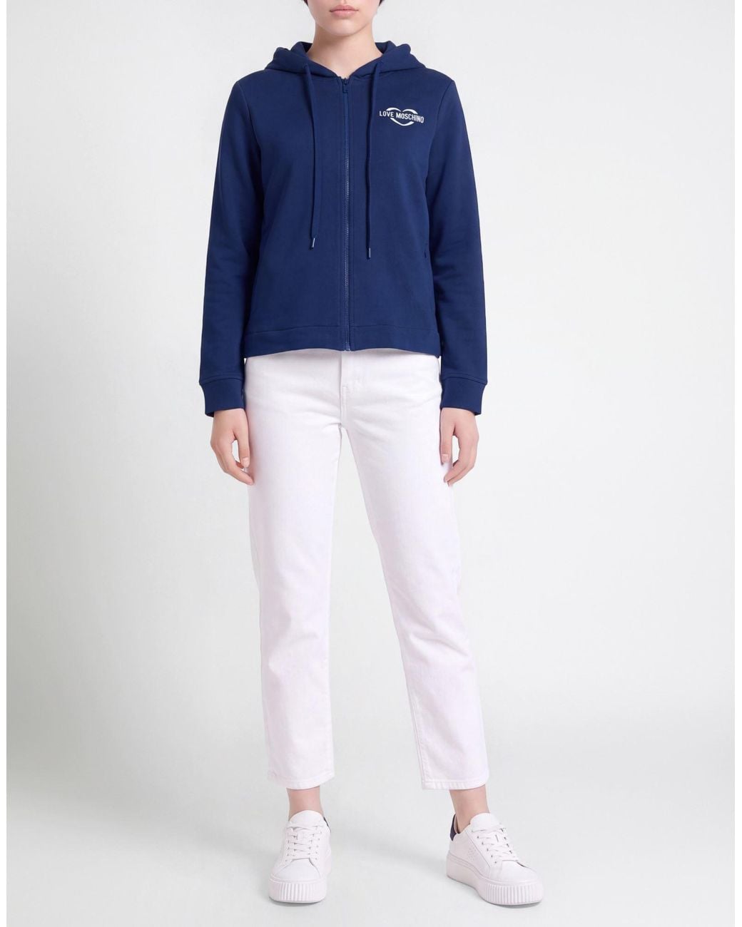Love Moschino Blue Sweatshirts