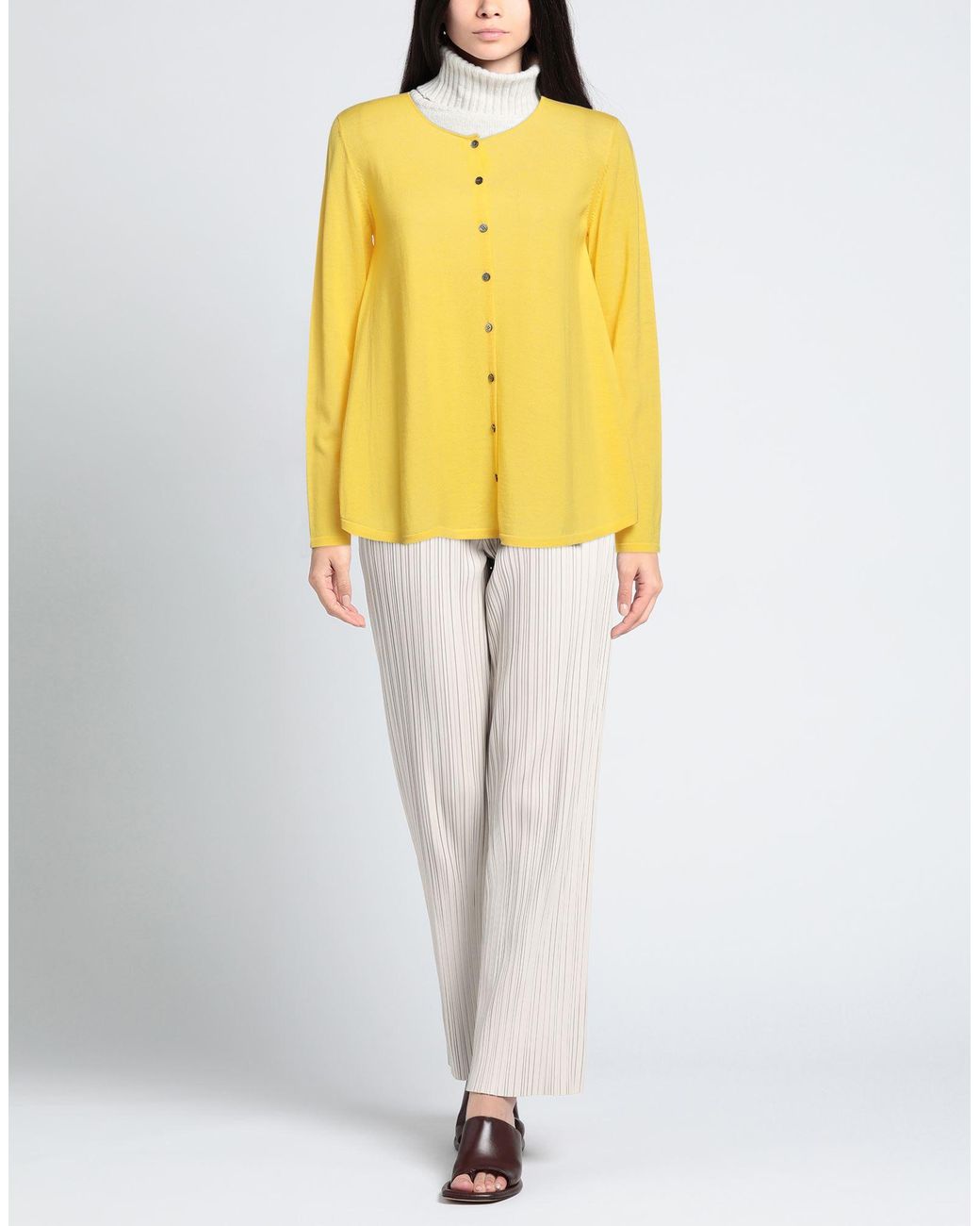 HANDMADE Yellow Cardigan