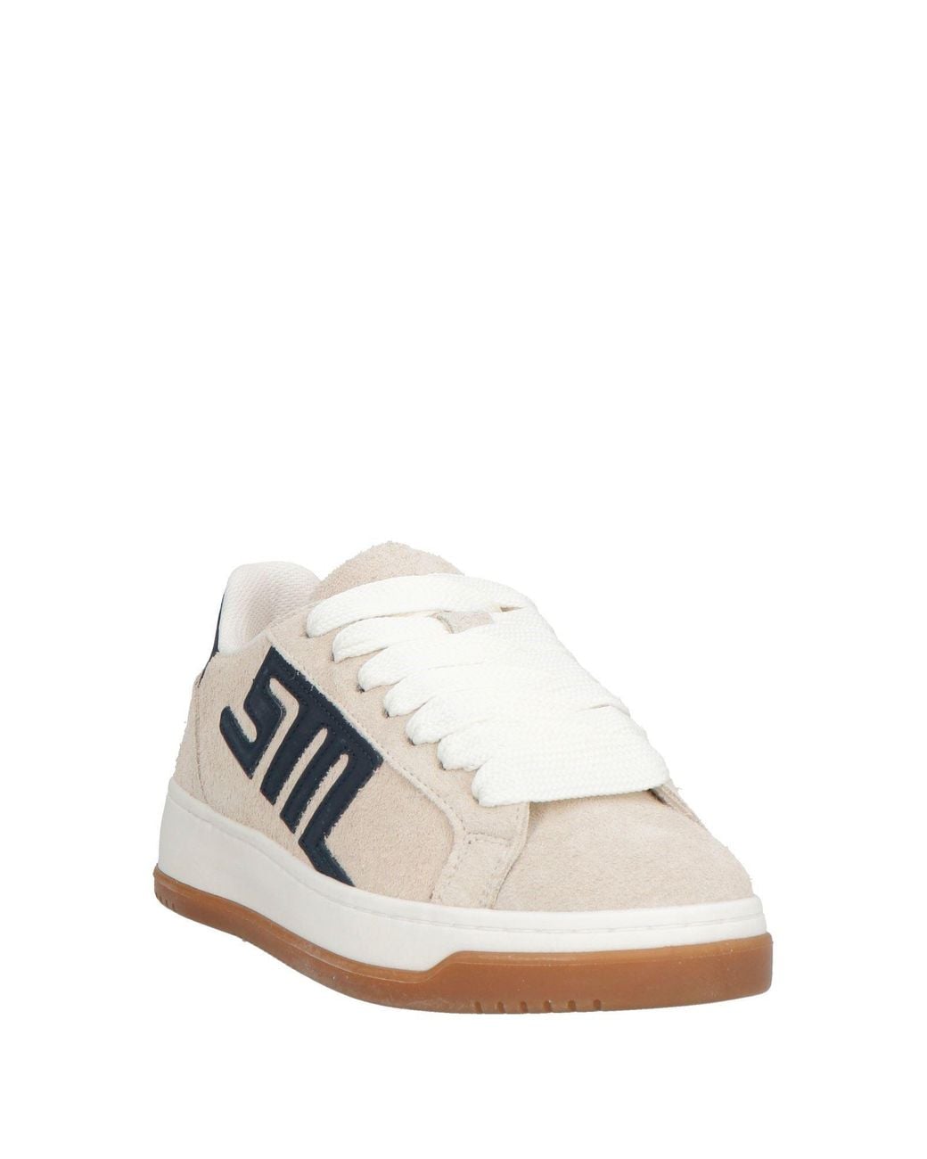 Steve Madden White Light Sneakers Leather