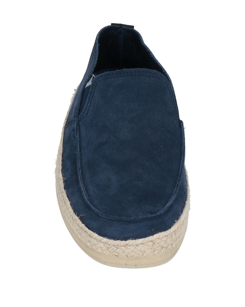 Docksteps Blue Midnight Espadrilles Leather for men