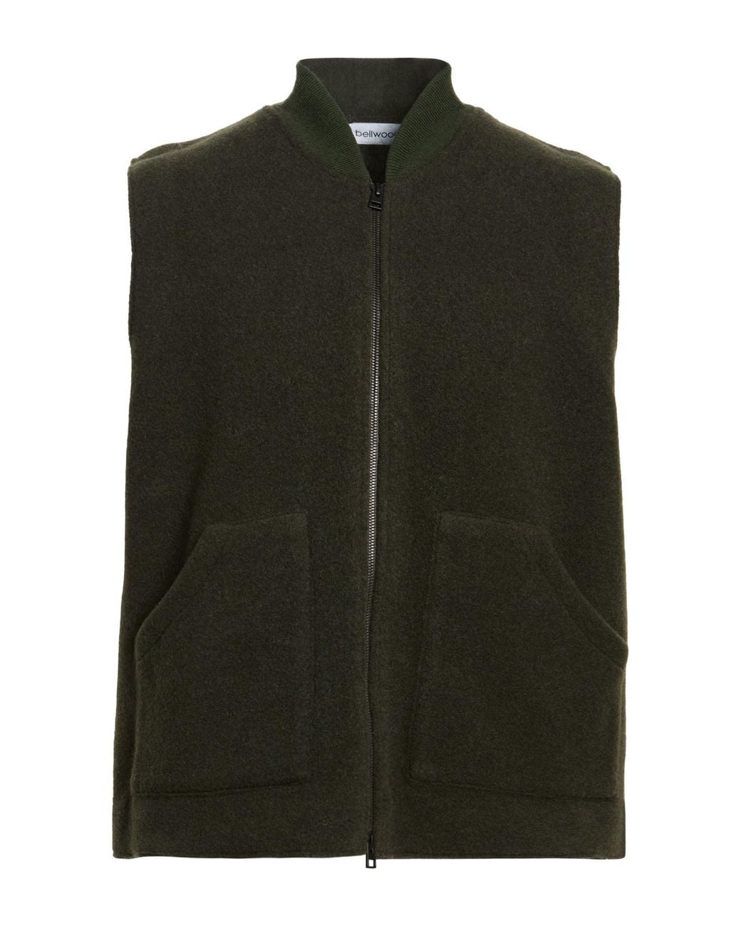 Bellwood Green Vest Polyester, Wool for men