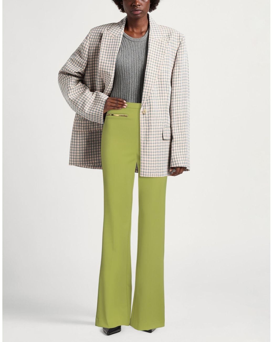 Elisabetta Franchi Green Pants