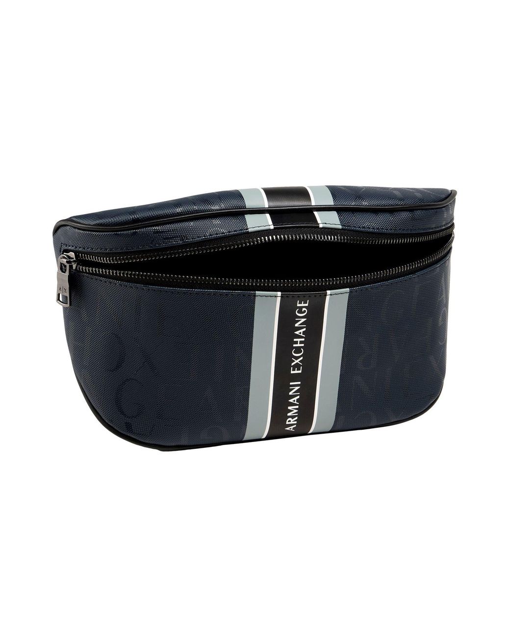 ARMANI EXCHANGE Black Belt Bag for men