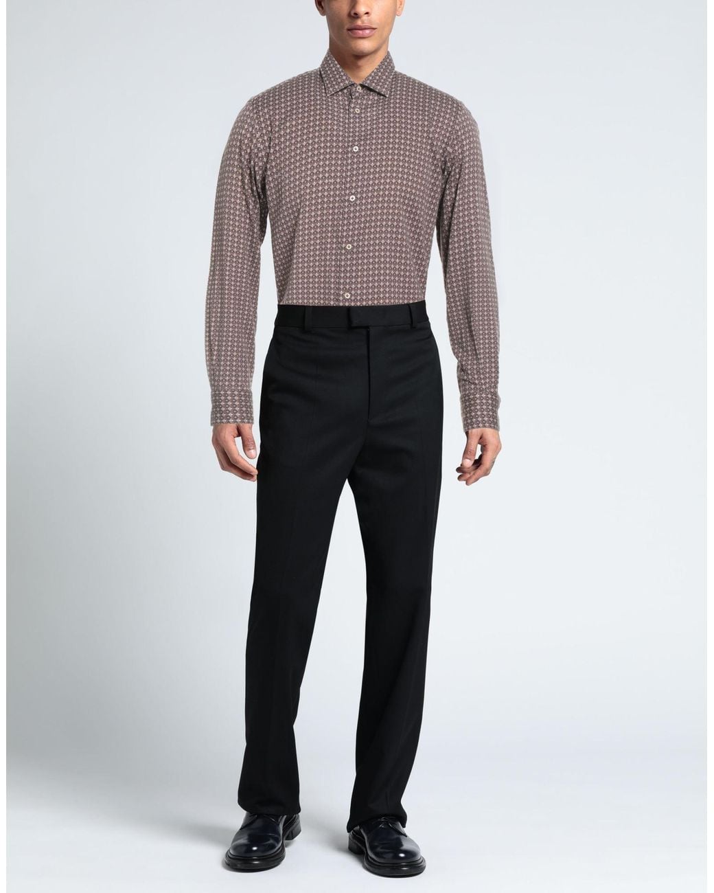 ALEX INGH Brown Shirt for men
